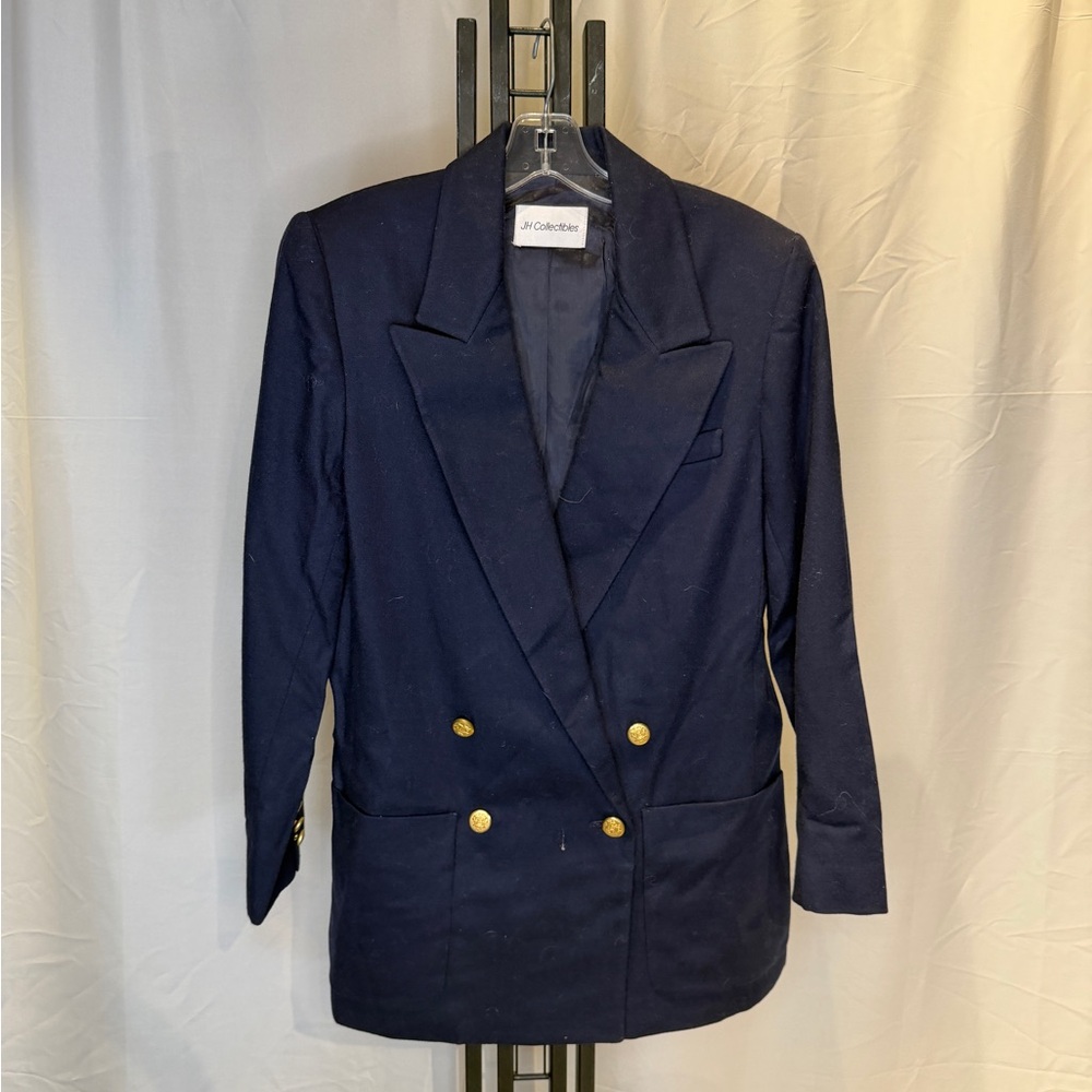 JH Collectibles Dark Blue Blazer with Gold Accents (Vintage)